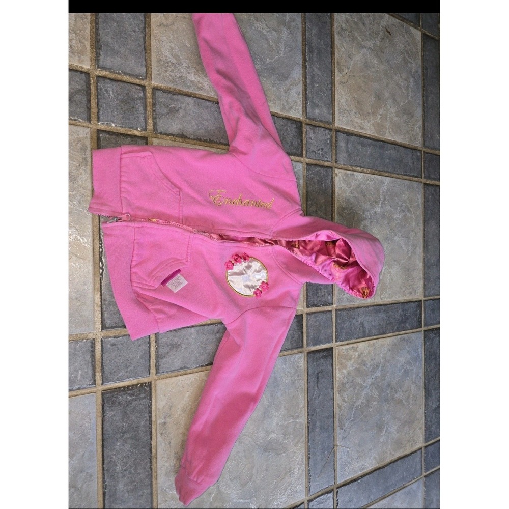 Disney Girls 6 Toddler Reversible Hoodie Enchanted